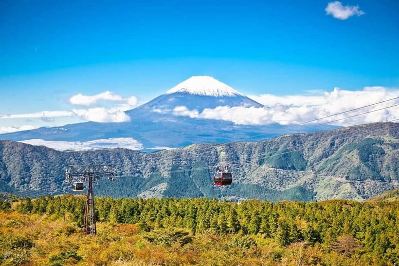 Mt.Fuji Hakone Day Tour With Lake Ashi Cruise, FREE Ropeway - Hakone Ropeway and Owakudani: Volcanic Steam, Sulfur Air, and the Black Egg Moment