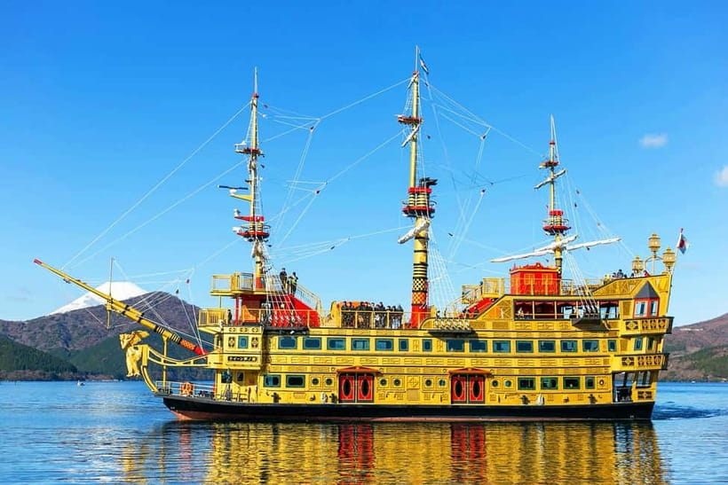 Mt Fuji Hakone/Enoshima Tour:Optional Ropeway/Lake Ashi Boat - Owakudani Volcanic Valley and the Black Eggs for Seven-Year Legend
