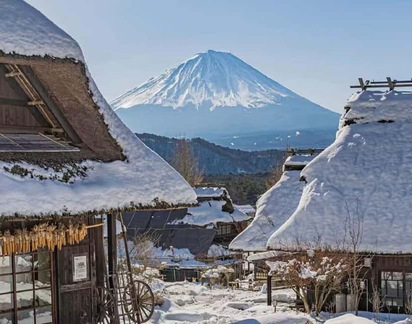 Mt. Fuji Heritage Tour: Traditional Villages, Lakes & Shrine - Saiko Iyashi-no-Sato Nenba: Thatch Roofs, Fuji Framing, and Snack Breaks