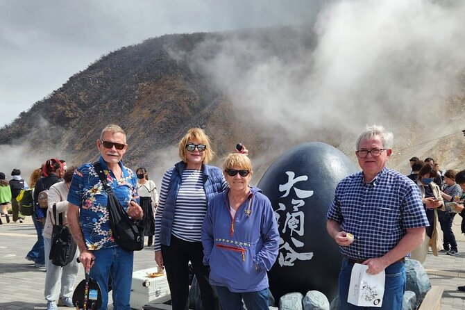 Mt.Fuji view Hakone Private tour with English speaking driver - Owakudani: the Great Boiling Valley volcanic moment