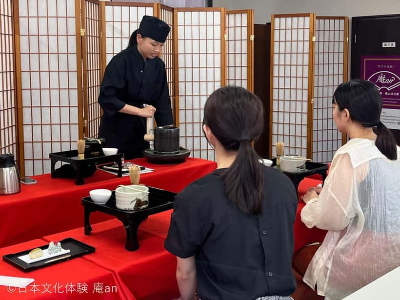 Nagoya: Japanese Traditional Sweets making and Tea Ceremony - Matcha Grinding and a Guided Tea Ceremony Moment
