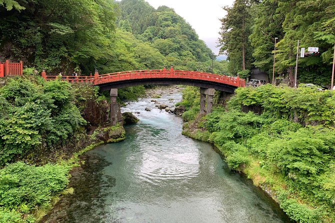 Nikko one day trip GREEN NUMBER PLATES - Shinkyo Bridge and Kegon Falls: one free viewpoint, one ticketed payoff
