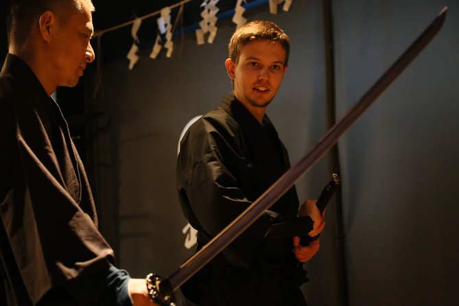 Ninja Samurai 2-hour hands-on lesson by Japanese master in Tokyo - Real ninja tools: sword, shuriken, and blow darts