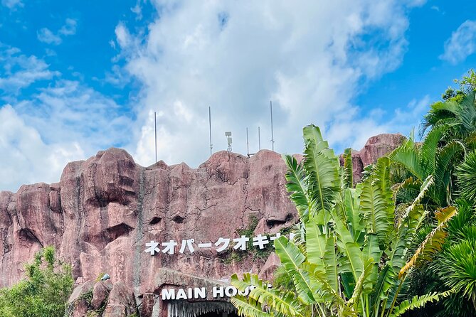 Okinawa HIP-HOP BUS B - 1 Course Tour (Okinawa Churaumi Aquarium) - Cape Manzamo: cliffs, sea views, and Elephant Rock