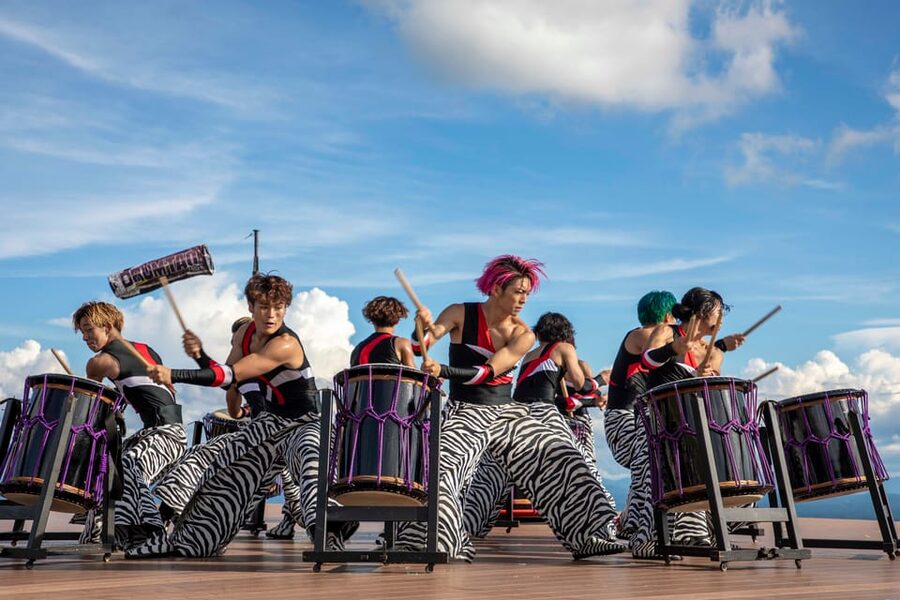 Open-air theater "Tao- no-Oka" Drum TAO Live performance - Your ticket value: what $30 really buys