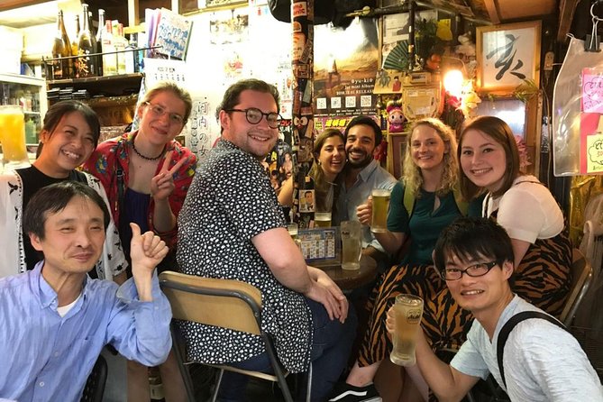 Osaka Bar Hopping Night Walking Tour in Namba (3 bars, 6 tastes) - Vegetarian, Vegan, and Allergy Reality Check in Osaka Izakayas