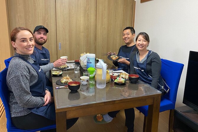 Osaka Cooking Class: Okonomiyaki &Japanese cuisines experience - Eating your creations, plus taiyaki, matcha, and optional beer and sake