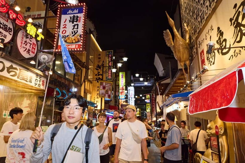 Osaka: Dark Side of Osaka Night Walking Tour - Tobita Shinchi: Osaka’s largest red-light district, up close and regulated