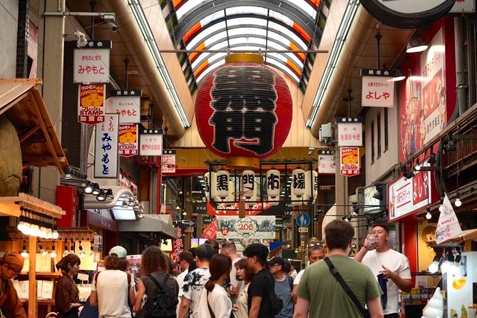 Osaka Early Morning Tour with English-Speaking Guide Dotonbori - Osaka Castle grounds: the history lesson starts with the edges