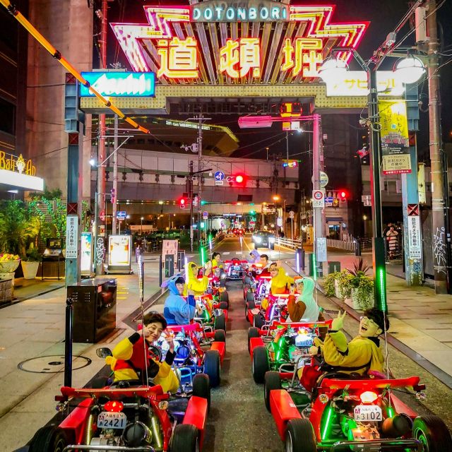 Osaka: Guided Go Karting Tour in a Funny Costume - When to Ride, Night Lighting Versus Day Visibility