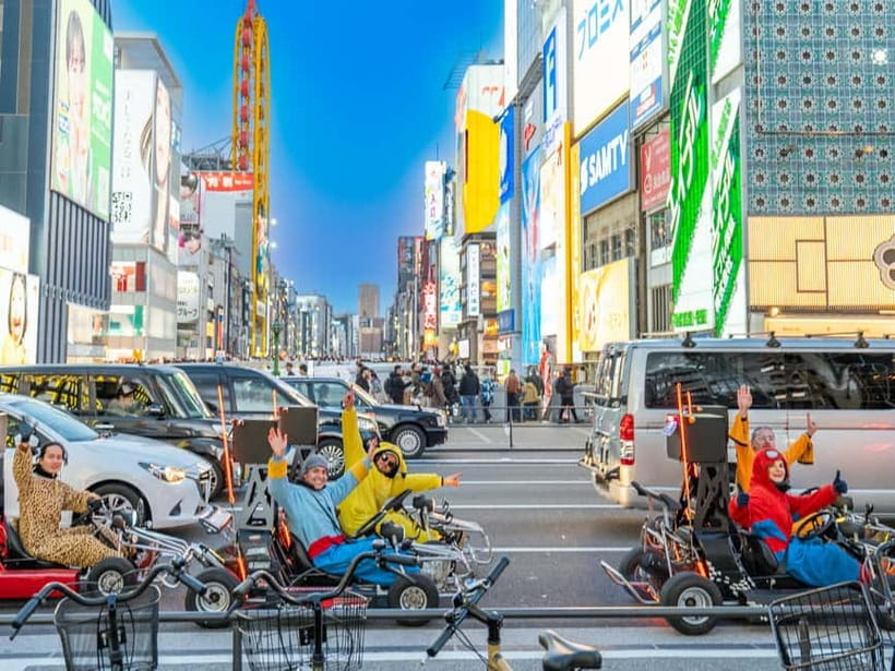 Osaka: Guided Go Karting Tour in a Funny Costume - The Route Plan, Namba to America Mura, Dotonbori, and Tsutenkaku