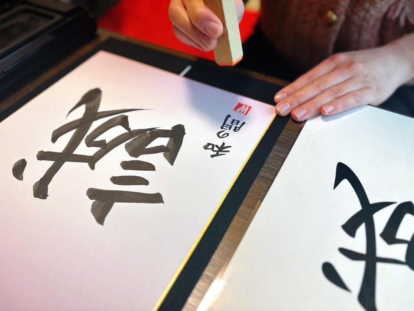 Osaka: Private Japanese Calligraphy Experience - Getting There: New Osaka Hotel Shinsaibashi Meeting Point