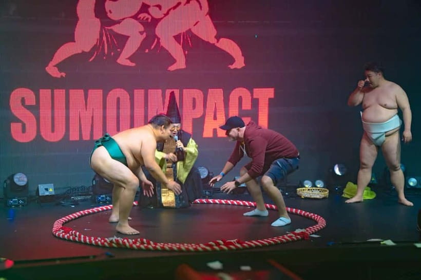 Osaka:SUMO BEATS SHOWCASE: Taiko Drum and Wagyu burger! - Why PICCADILLY PREMIUM Is an Unlikely Sumo Stage in Umeda
