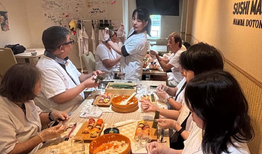 Osaka: Sushi Making in Spacious Studio (SAME-DAY OK!) - What you eat and how to think about drinks and sake