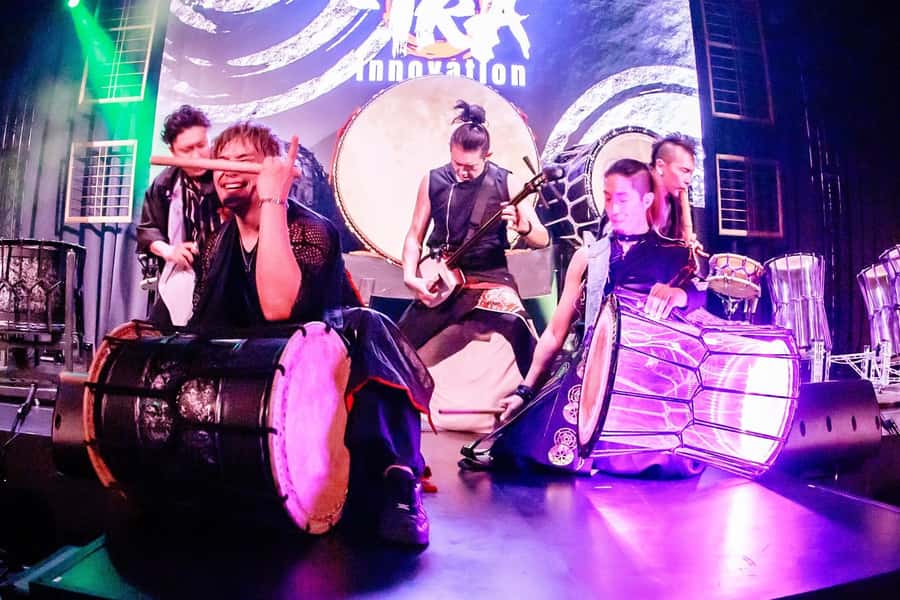 Osaka: UTAGE Japanese Taiko Live Show - The 180 cm Drum: The Star Prop That Sounds Like Weather