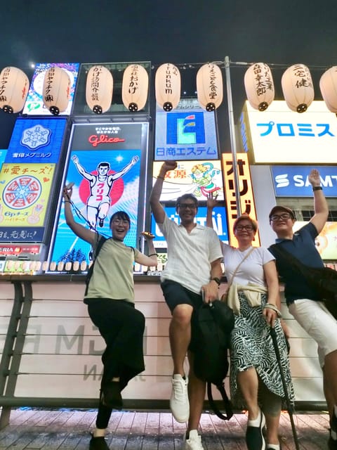 Osaka: Walking Tour and Top Highlights - Dotonbori neon finish, where photos meet late-afternoon hunger