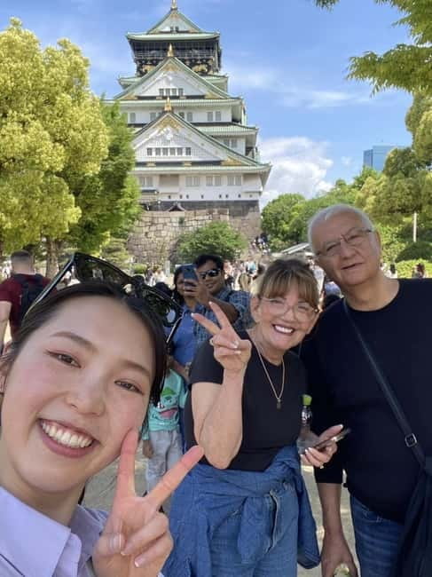 Osaka: Walking Tour and Top Highlights - Osaka Castle and Hokoku Shrine, big views with a calmer pace
