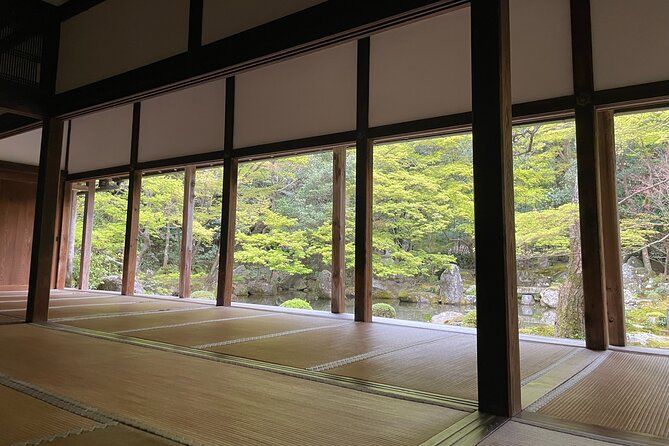 Private car tour Let's uncover secrets of majestic Kyoto history - Stop 6: Otagi Nenbutsu-ji and the garden that feels like an art studio
