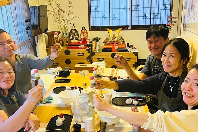 Private Mochi Sweets Making class near Shibuya area - What you make: mochi and dango, plus fruit daifuku