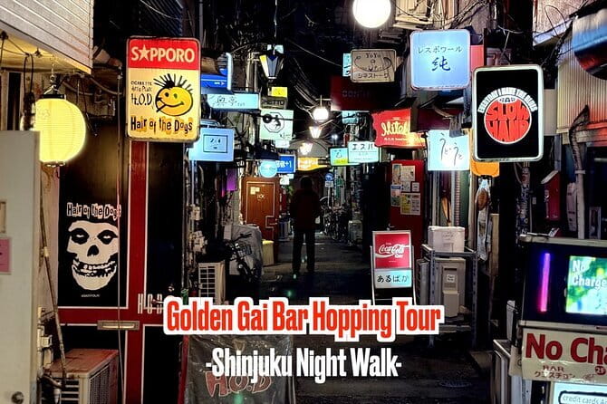[Private]Shinjuku Golden Gai Bar Hopping w/ Japanese Local Guide - Key Points Before You Go