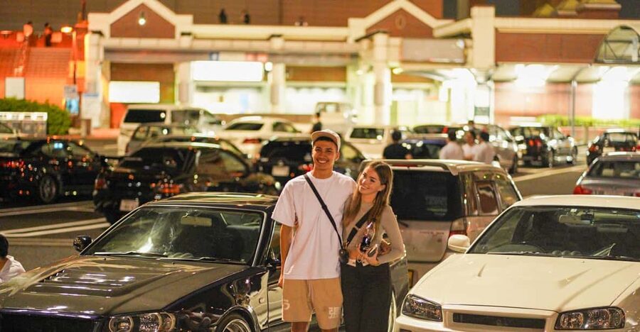 【R34】Tokyo：Private Daikoku tour in Modified R34 - The Tokyo drive part: convoy energy, Shibuya moments, and tunnel runs