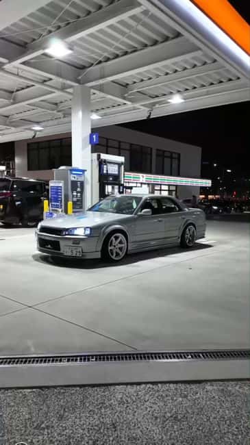 R34Skyline Daikoku PA Fast & Furious Private Experience - An R34 Skyline night drive that feels like Tokyo car culture