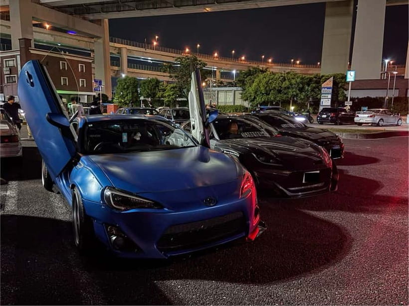 R34Skyline Daikoku PA Fast & Furious Private Experience - Rainbow Bridge and Tokyo Tower: quick stops with big photo payoff