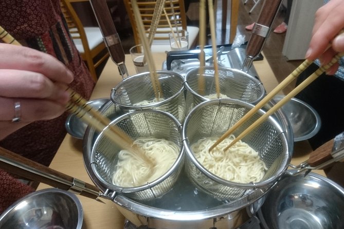 Ramen and Gyoza Cooking Class in Osaka - Gyoza time: round pork classics and crispy rectangular vegetables