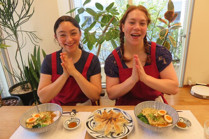 Ramen Making from Scratch with Tokyo Mom(Vegan Option Available) - Meet Aki, your Tokyo Mom for ramen and gyoza