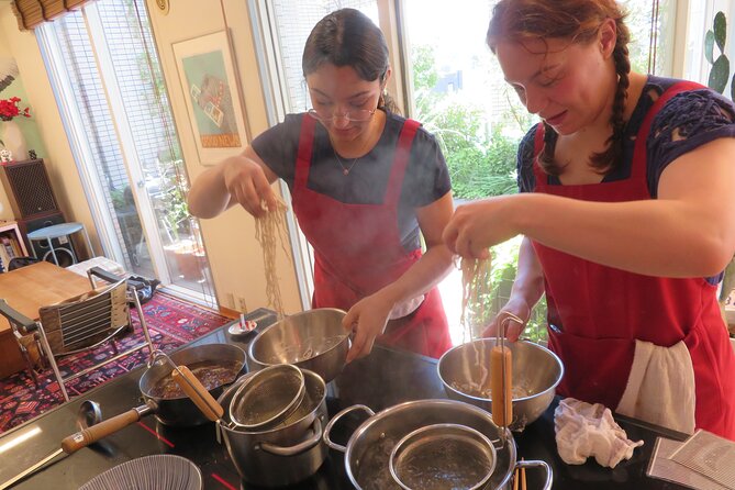 Ramen Making from Scratch with Tokyo Mom(Vegan Option Available) - What you actually learn, noodles, broth, and dumplings