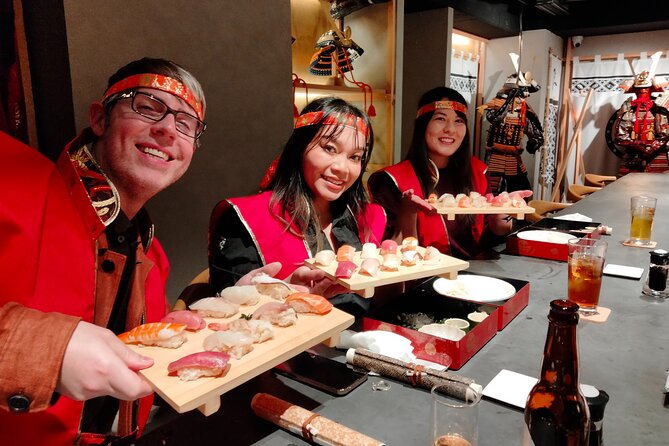 Samurai Sword & Sushi Experience with Chef Live Shows in Asakusa - The Sushi Tasting Menu: Wagyu, Caviar, Crab, and More