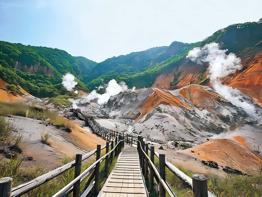 Sapporo: Hokkaido, Noboribetsu and Lake Toya Day Tour - Lake Toya Hot Spring Town: lunch break plus foot baths