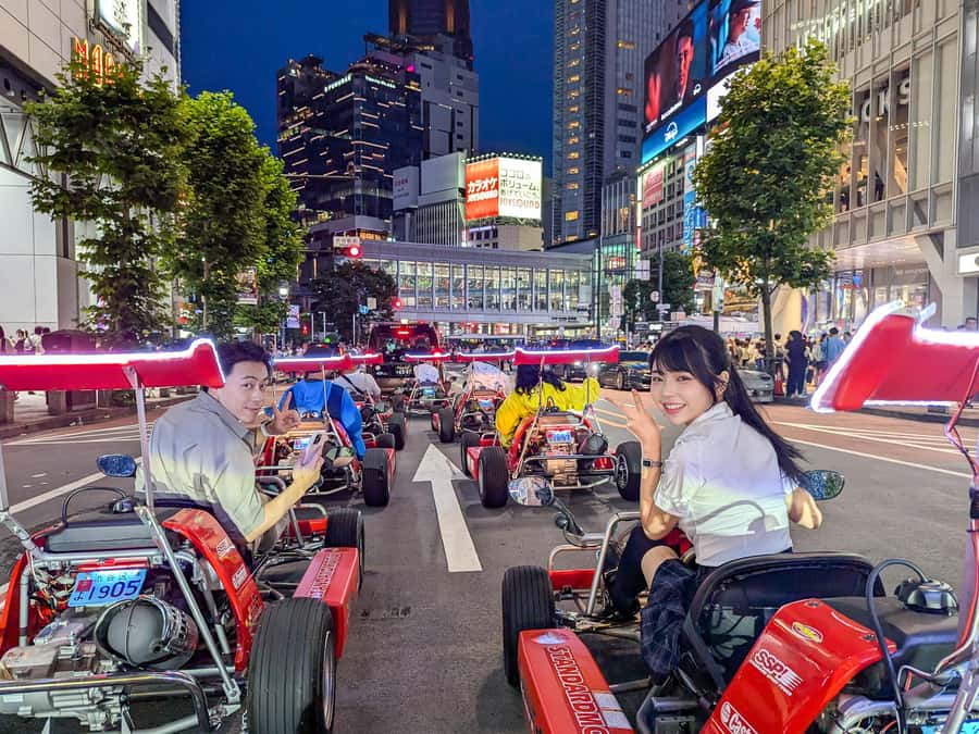 Shibuya#2 Go Karting Tour with Funny Costume - Where You Go: Shibuya Crossing, Omotesando, and Harajuku