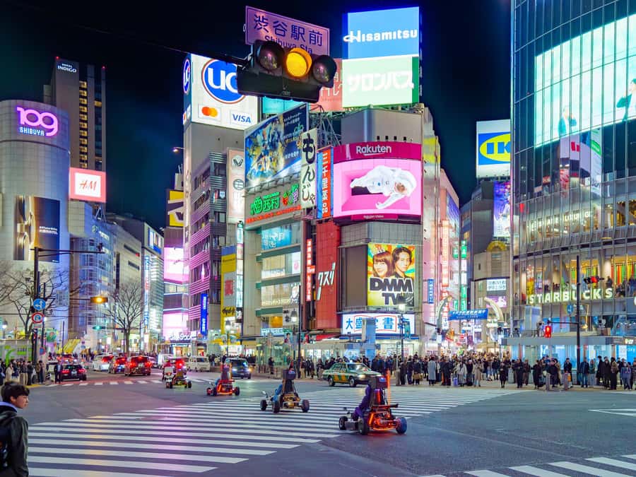 Shibuya#2 Go Karting Tour with Funny Costume - Costume Rental First, Questions Later