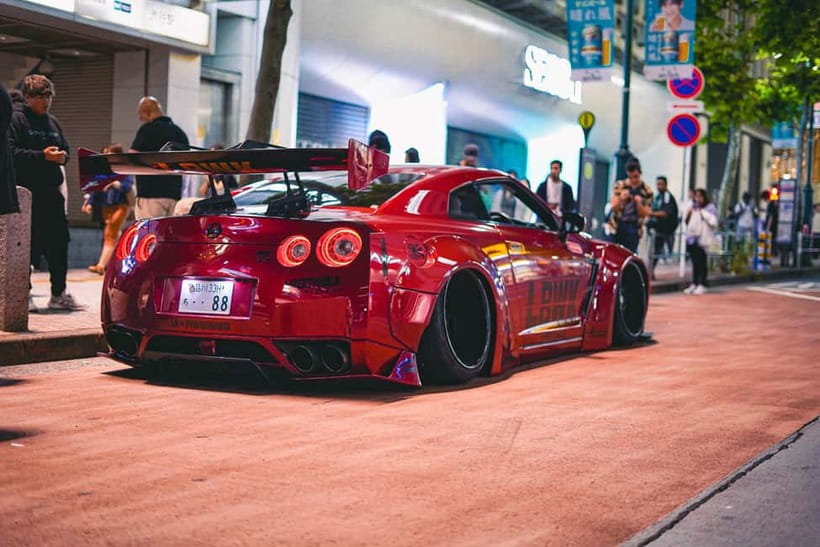 Shibuya City: Daikoku PA GT-R R35, R34, R33 or R32 Tour - A-PIT Super Autobacs at Shinonome: Photos, Shopping, and a 30-Minute Walk