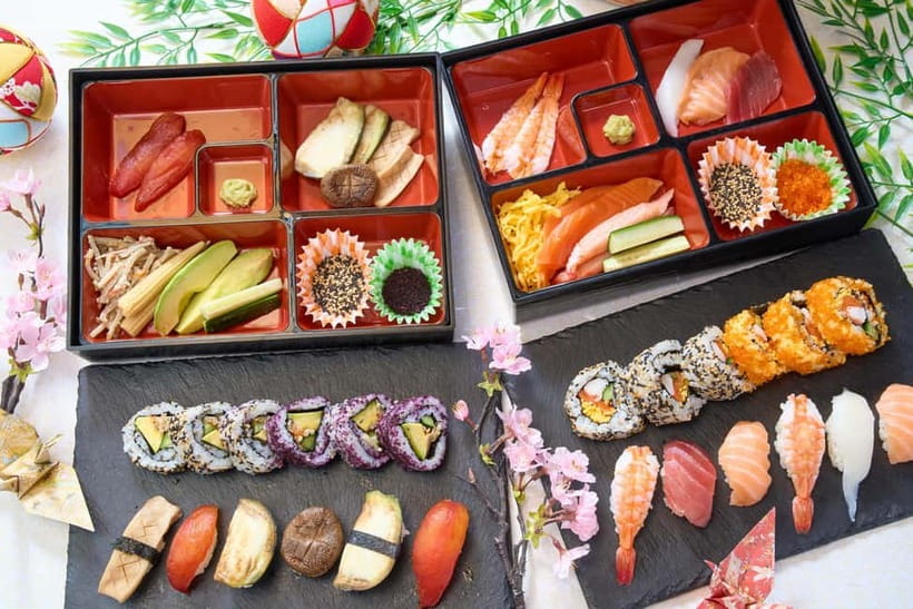 Shibuya Tokyo: Sushi Making Class (Vegan/Vegetarian/Halal) - The 90 minutes: quiz, roll, shape, eat