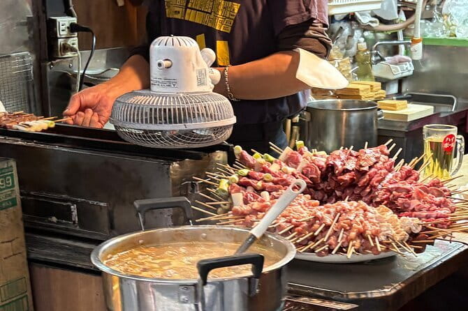 Shinjuku: Food Tour – 15 Dishes & 3 Drinks at 4 Eateries - Stop 3: Shinjuku Golden Gai, mingling in tiny bars with real conversation