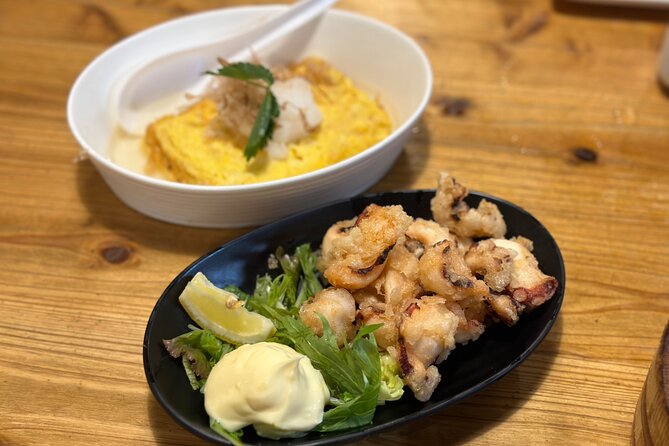Shinjuku: Food Tour – 15 Dishes at 4 Eateries - The 15 dishes and drinks: variety plus enough food to be satisfied