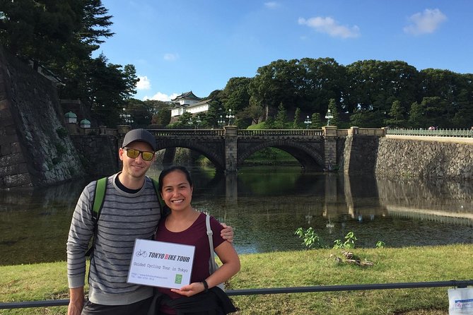 Small Group Cycling Tour in Tokyo - Imperial Palace Moat Cycling Back Toward Shinjuku