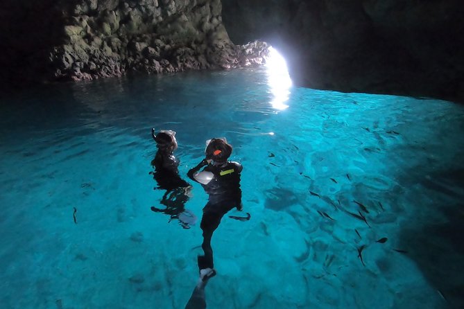 Snorkeling in the Blue Cave area【Okinawa Prefecture: Free feeding & photo images!English and Chinese speaking guide available! - Photos, videos, and fish-feeding, the bonus that makes the price feel fair