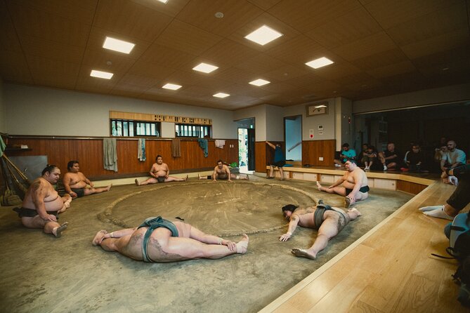 Sumo Wrestlers Morning Practice Tour – Tokyo Sumida District - Photo Time With the Wrestlers, Plus the Reality of Timing