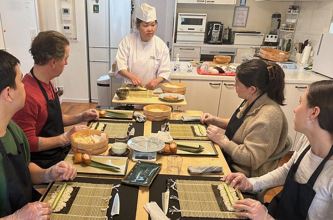 Sushi Cooking Class: AKEMI's SUSHiKiTCHEN in Tokyo - Inside the lesson: making four types of sushi you can actually eat
