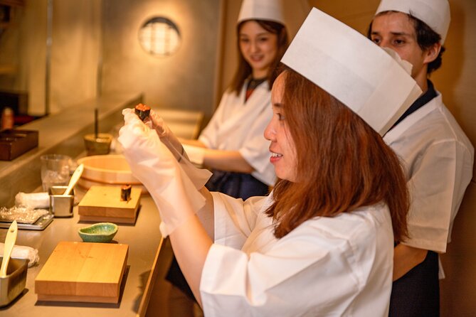 Sushi Making in Tokyo at a Michelin-Listed Restaurant - Chef’s 10 Pieces Plus Tea or Sake: Taste, Compare, Repeat