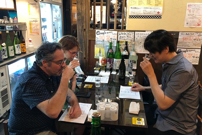 Tasting All Types of Sake with Sommelier - The 4:00 pm meet-up and quick Shinjuku orientation
