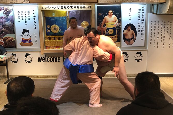 the SUMO show - Meeting at Yokozuna Tonkatsu, Then Into the Sumo Schedule