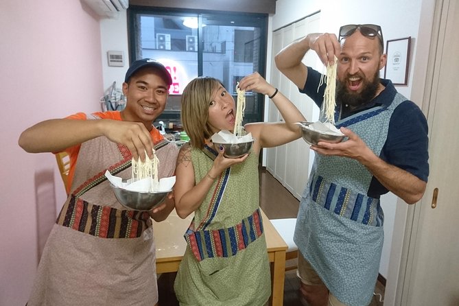 Three Types of Ramen Cooking Class in Osaka - Handmade Ramen Noodles, 100g at a Time