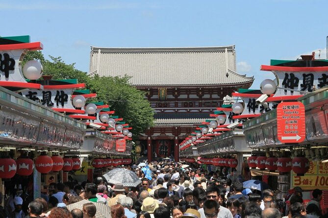 Tokyo 1-Day Bus Tour, pickup from 28 designated hotels in Tokyo - Sensō-ji, Nakamise Street, Skytree Area, and Kitchen Street