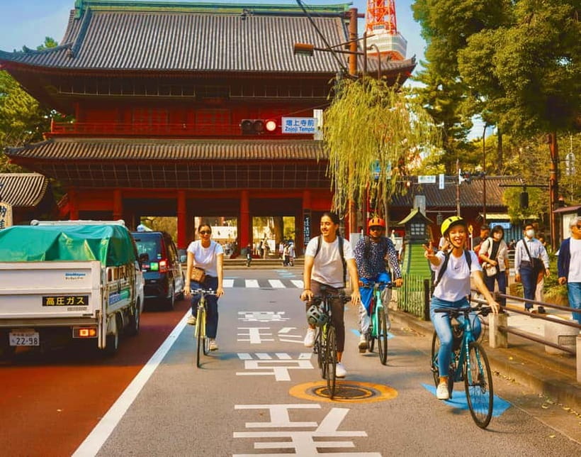 Tokyo: 3-Hour Bike or E-Bike Tour of City's Hidden Gems - Zojo-ji Temple: A Photo Stop With Context