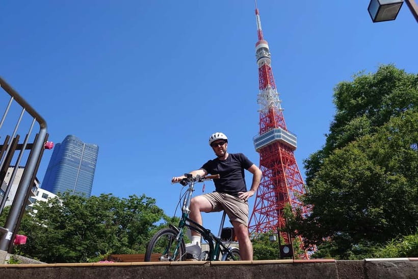 Tokyo: 3h Private E-bike Tours, Starting at Your Hotel - Temple and tower contrast: Zojo-ji and Tokyo Tower