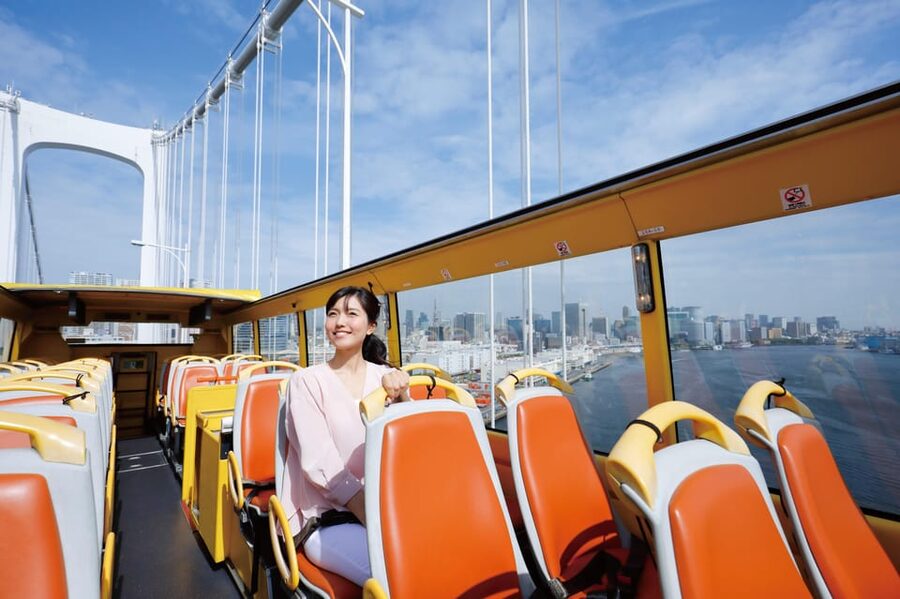 Tokyo: 60min Panoramic Open Top Bus Tour with Audio Guide - A 60-Minute Open-Top Bus Loop That Feels Like Tokyo at Speed